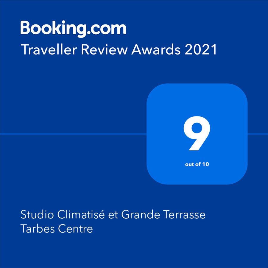 Studio Climatisé et Grande Terrasse Tarbes Centre Exterior foto